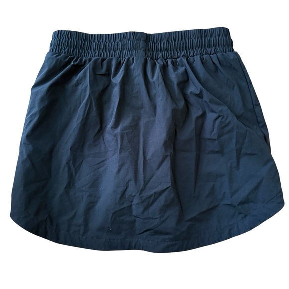Halara High‎ Waist Drawstring Pocket 2-in-1 Curved Hem Mini Golf Skirt Black XS - Picture 4 of 9